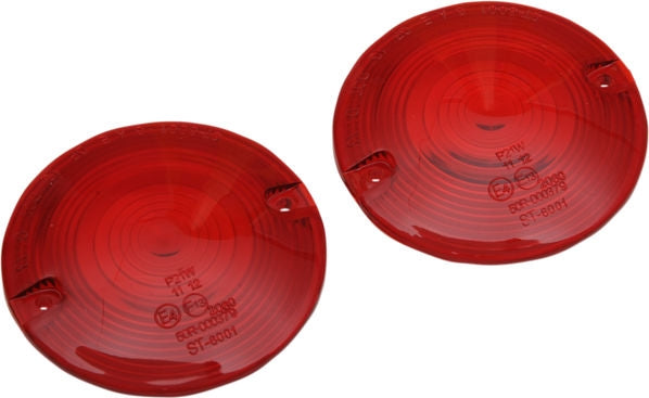 Drag Specialties LENS T/S FLHT RED DOT | 12-0203-RL2D