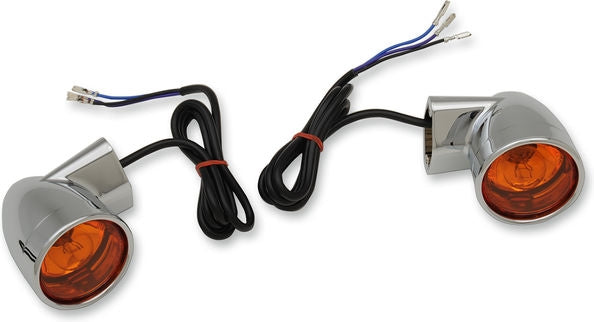 Drag Specialties LIGHTS T/S BULLET CHR FLT | 12-0224C-2