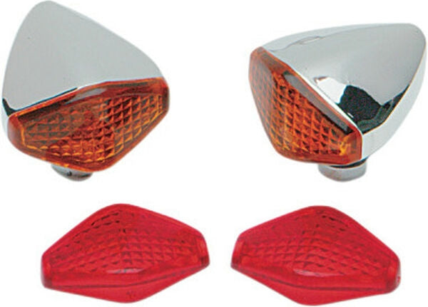 Drag Specialties DIAMOND LIGHTS SINGLE FIL | 12-6034KSE