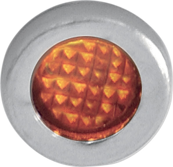 Drag Specialties LIGHT IND AMBER W/SS BEZ | 162609