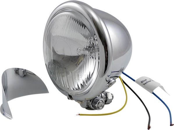 Drag Specialties 4 1/2S/LITE W/VISOR H-3 | 20-0026-BX-LB2