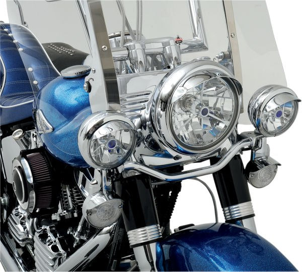 Drag Specialties VISOR 7 HEADLIGHT CHR | 20-0314