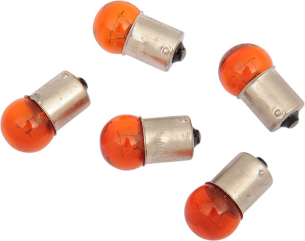 Drag Specialties 10W AMBER BULBS 5-PK | 20-6589AB-BC202