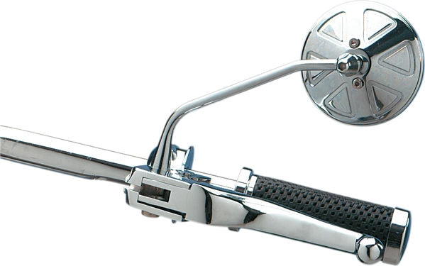 Drag Specialties ROUND STEALTH III MIRROR | 302154-BC4-LB16