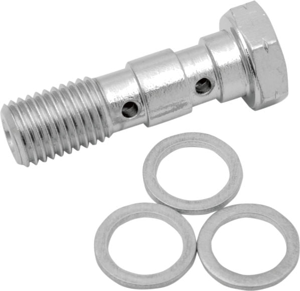 Drag Specialties BOLT DOUBLE BANJO 10X1.25 | 31170