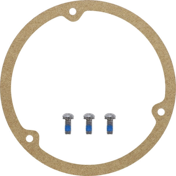 Drag Specialties DERBY COVER LTR 3-H GOLD | 33-0010DA