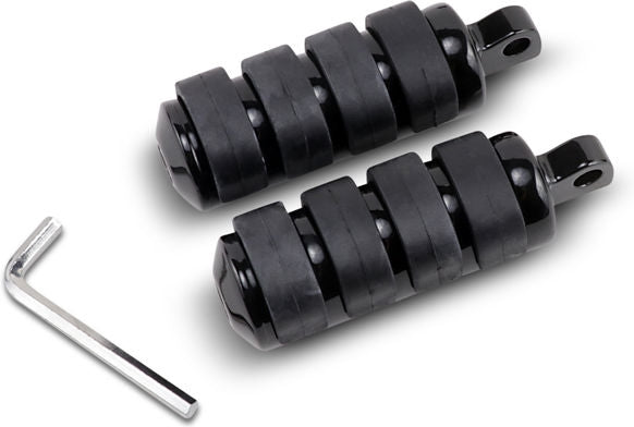Drag Specialties FOOTPEG S-RIDE LRG BLK | 361030