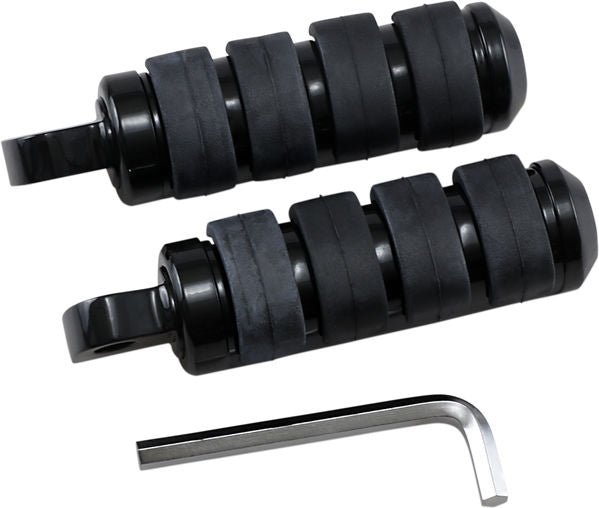 Drag Specialties FOOTPEG S-RIDE SML BLK | 361043