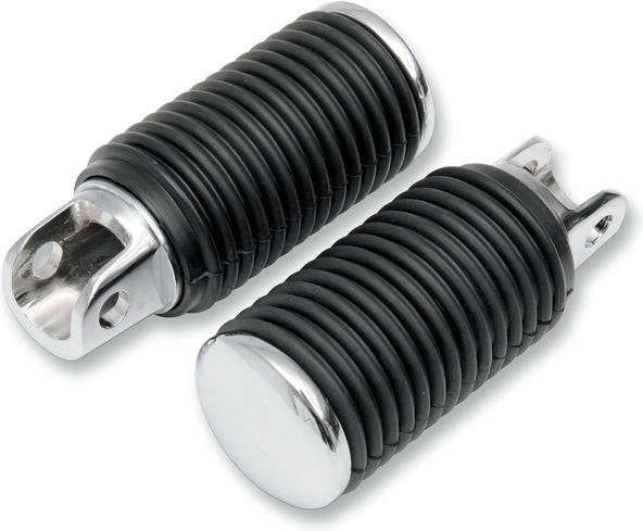Drag Specialties DRIVER PEGS RUB W/CHR END | 361541-BC306