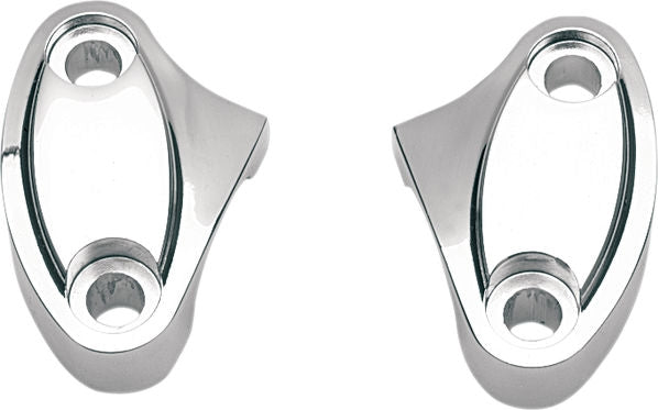 Drag Specialties RISER CLAMPS H/BAR | 56057-00