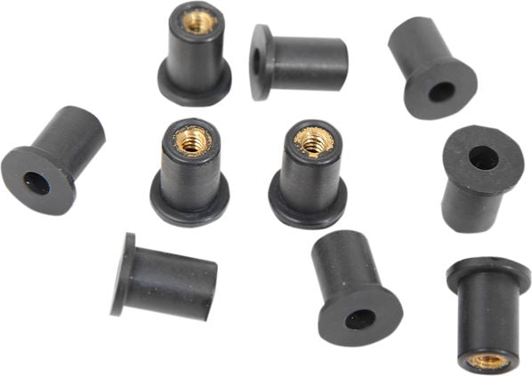 Drag Specialties NUT WELL (5210)6-32 10PK | 62304