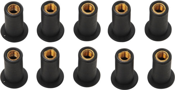 Drag Specialties NUT WELL (5027)10-32 10PK | 62308