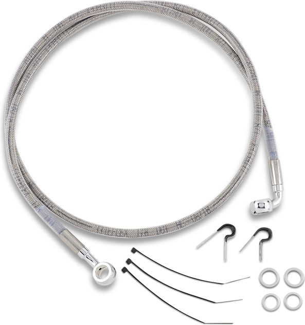 Drag Specialties FRT BRAKE LINE 97-07FLSTS | 640213