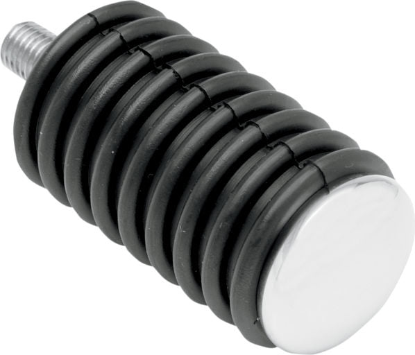 Drag Specialties SHIFT PEG RUB W/CHR END | 72124