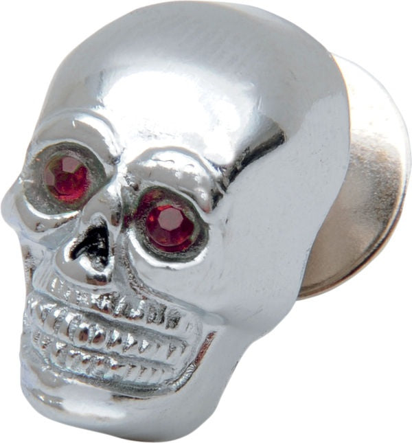 Drag Specialties SM CHR SKULL W/RED EYE | 74401R