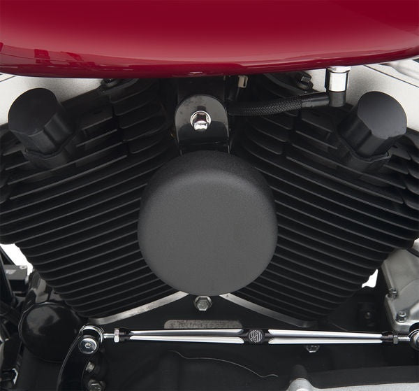 Drag Specialties COVER HORN RND BLK WRKL | 76705W