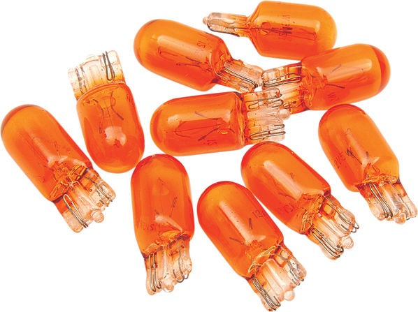 Drag Specialties BULB AMBER 5W T10 10PK | AD-0913A