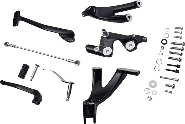Drag Specialties FWD CNTRL KIT SFTL BL | D35-0224GB