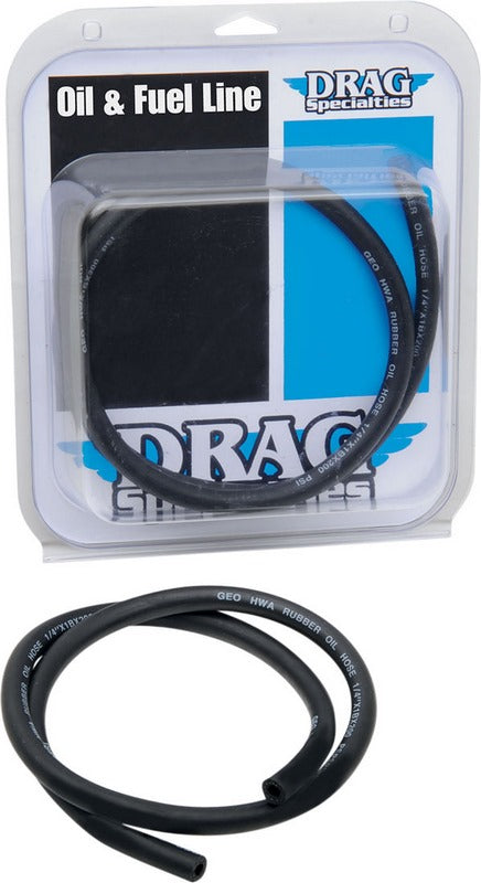 Drag Specialties FUEL LINE BLK 1/4 3' US | DFH-0143