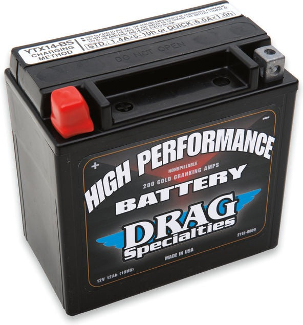 Drag Specialties BATT DRAG SPEC YTX14 (EU) | DRSM7RH4S