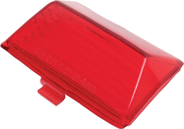 Drag Specialties LENS TIP RED R 80-08FLT | F51-0642LR