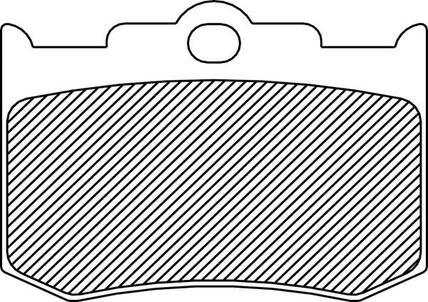 Drag Specialties BRAKE PAD-DRAG ORGANIC | FAD216/3