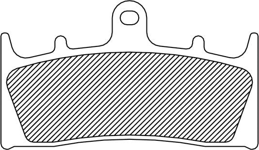 Drag Specialties BRAKE PAD-DRAG ORGANIC | FAD424