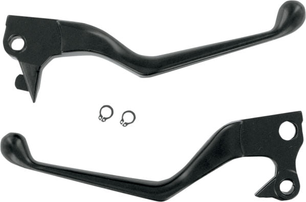 Drag Specialties LEVER SET BLK 04-13 XL | H07-0575-BLK