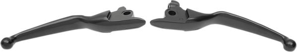 Drag Specialties LEVERS BLK SMTH FLT 17-19 | H07-0595MB