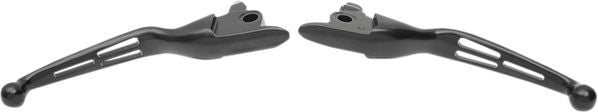 Drag Specialties LEVERS BLK SLOT FLT 17-19 | H07-0605MB