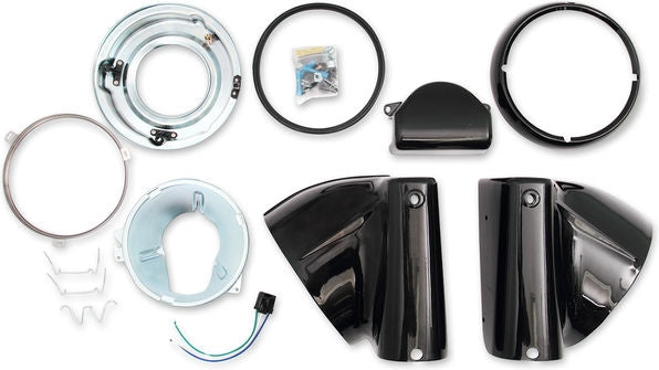 Drag Specialties NACELLE HD.LT.BLK FLST | L20-0629GB
