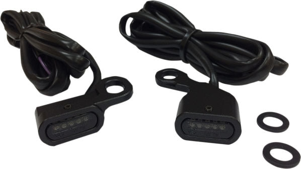 Drag Specialties LIGHTS TRNSIG BLK SMK 96- | L22-0230MBMENU