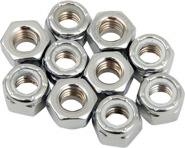 Drag Specialties 5/16-18 CHR NYLN NUT | MPB275