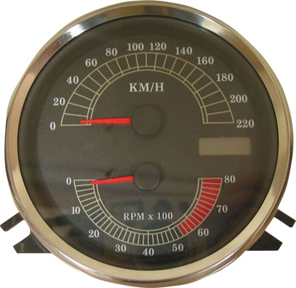 Drag Specialties SPEEDO W/TACH FLHR KM/H | T21-6986A