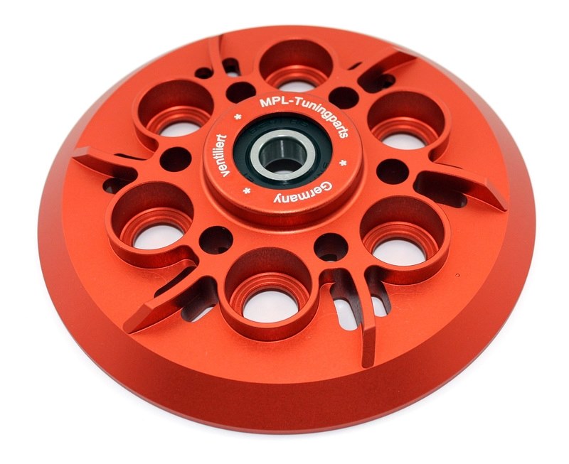 Ducati MPL clutch plate ventilate  red | 400035560R