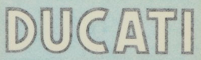 DUCATI純正 EMBLEM DUCATI | 43511181A