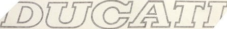 DUCATI純正 R.HSTICKER DUCATI | 43710841A