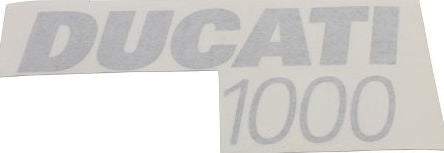 DUCATI純正 GRAPHIC DUCATI 1000 SILVER | 43711251AA