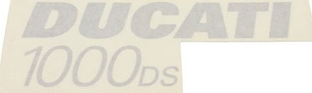 DUCATI純正 GRAPHIC DUCATI 1000 SILVER | 43711261AA
