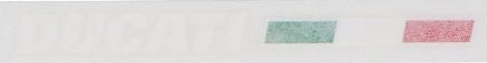DUCATI純正 ITA FLAG STICKER DUCATI LH | 4381D251A