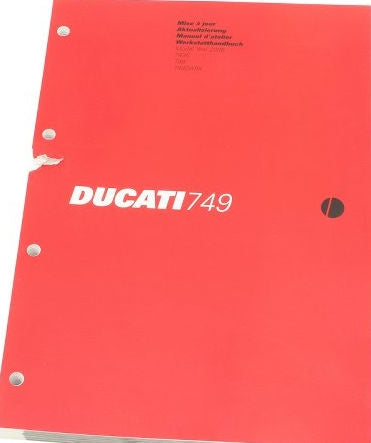DUCATI / ドゥカティ Genuine UPDATE MAN.749/06 FR-GE | 91470501M