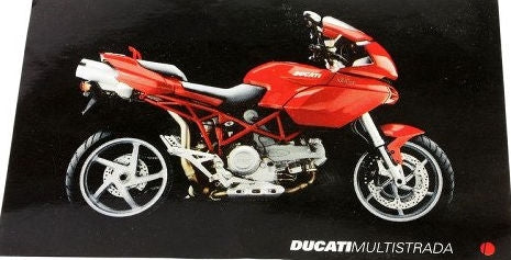 DUCATI / ドゥカティ Genuine STICKER - MULTISTRADA 10X6 | 91711191A