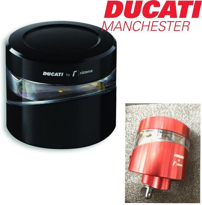 Ducati / ドゥカティ純正商品 Rizoma ブレーキフルードリザーバー V4 - ブラック | 96180581AA