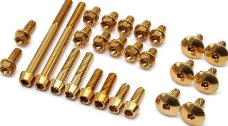 DUCATI / ドゥカティ Genuine ERG BOLT KITF.ENGIN.CVR HYGOLD | 966054AAA