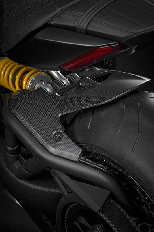 Ducati / ドゥカティ純正アクセサリー カーボンリアマッドガード ポリッシュド | 96980821AB