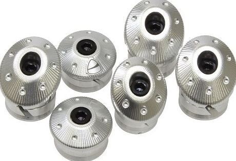 DUCATI / ドゥカティ Genuine SILVER CNC FRAME PLUG KIT - M | 97380131A