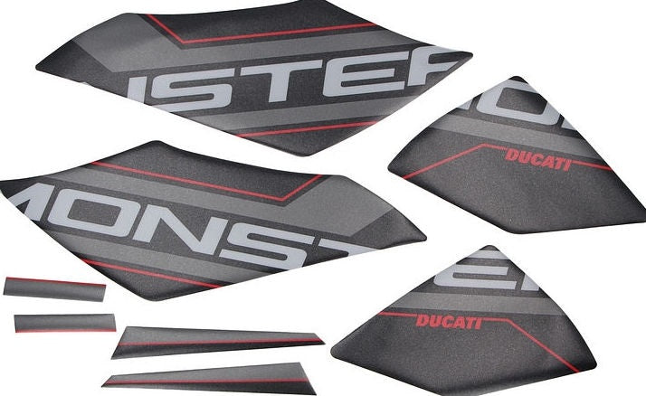 Ducati / ドゥカティ純正アクセサリー モンスターロゴ グレー デカール | 97480281AC