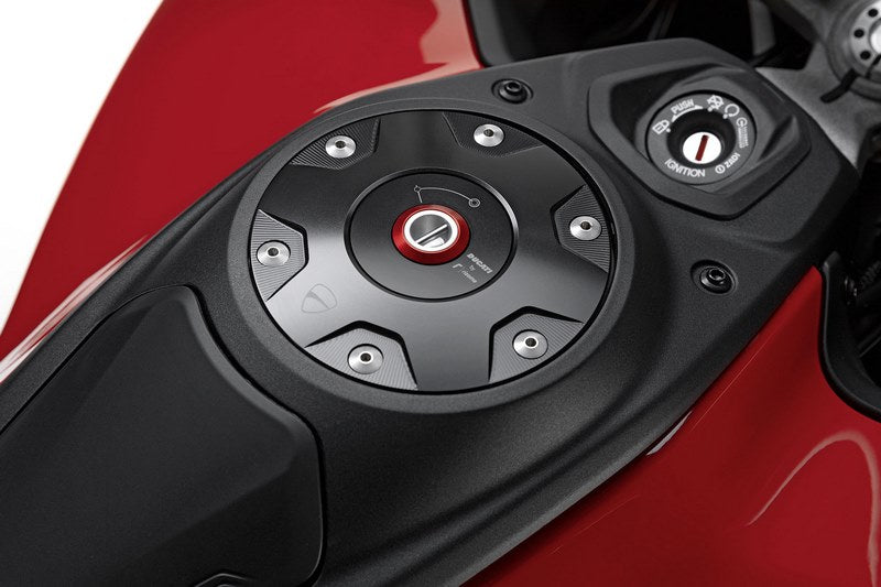 Ducati / ドゥカティ純正アクセサリー ビレット アルミ タンクキャップ  ブラック | 97780081AA