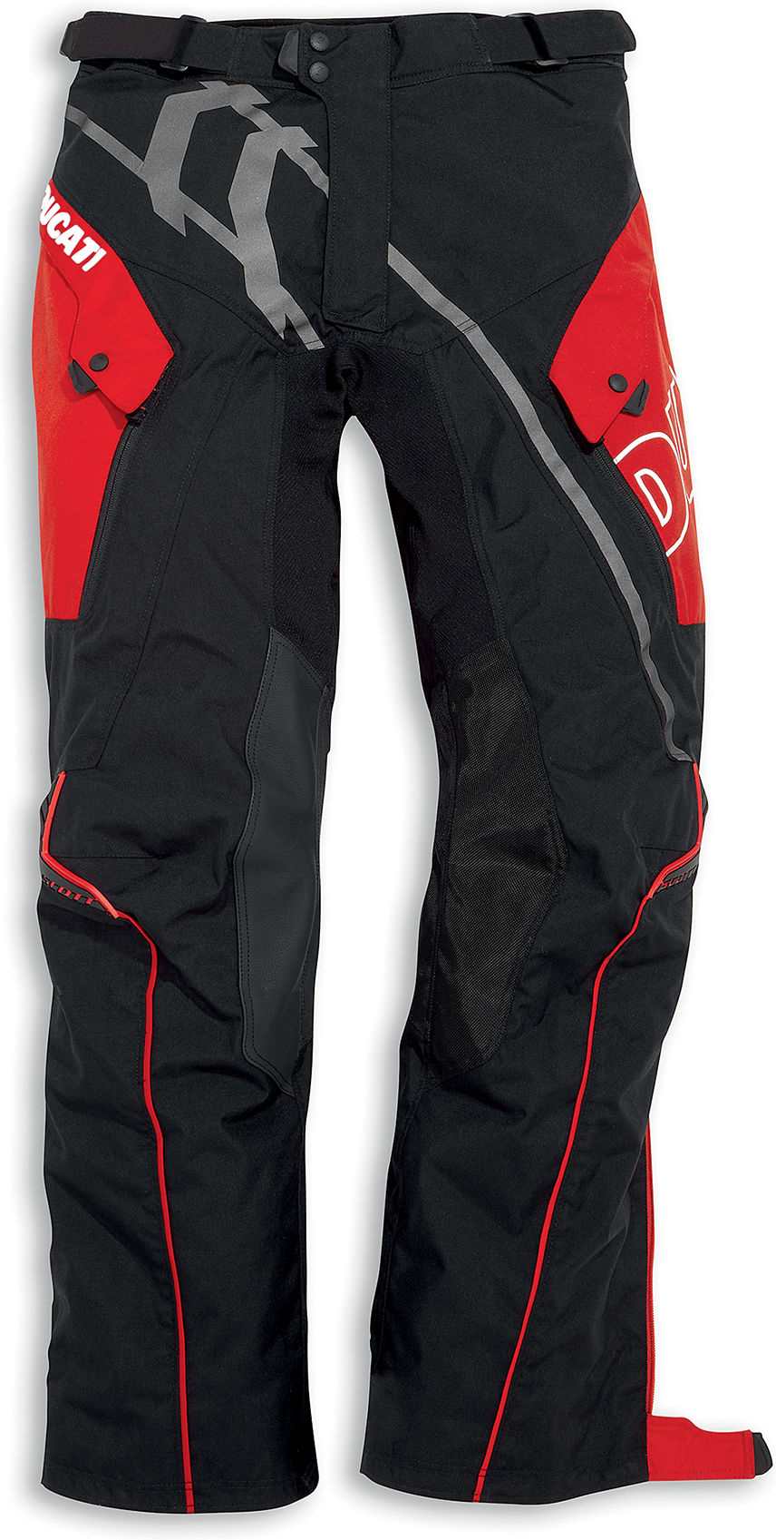 Ducati / ドゥカティ純正商品 Enduro - ファブリックトラウザー ブラック/レッド | 9810348