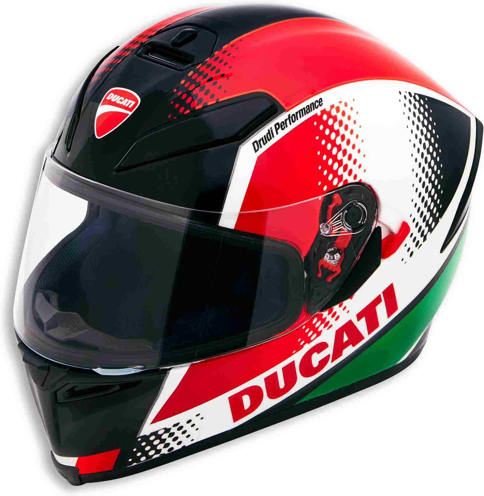 Ducati / ドゥカティ純正商品 Peak V3 - フルフェイスヘルメット レッド/ホワイト/ブラック | 98103700